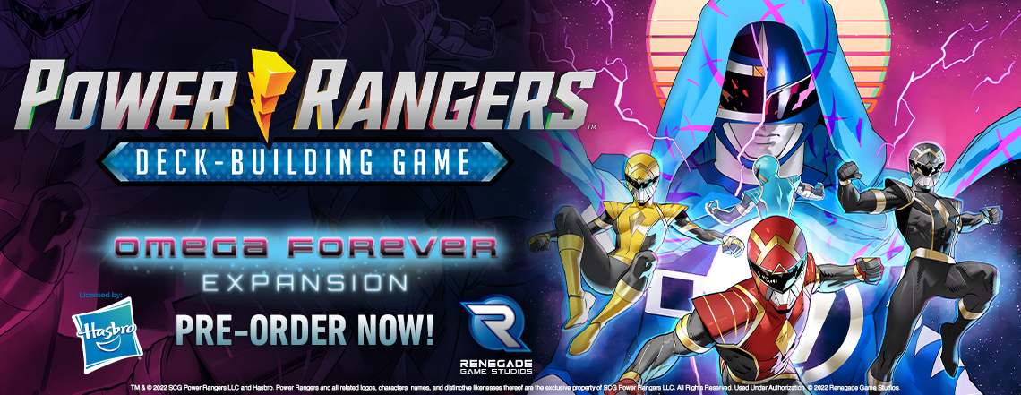 Power Rangers Deck-Building Game Omega Forever Expansion