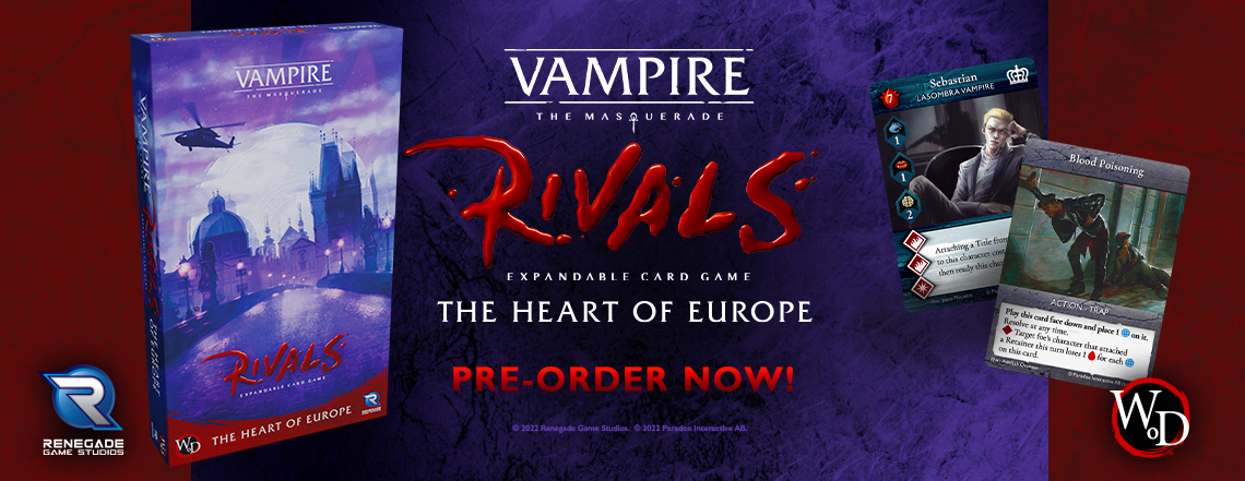 Vampire: The Masquerade Rivals Card Game Announces New Expansion