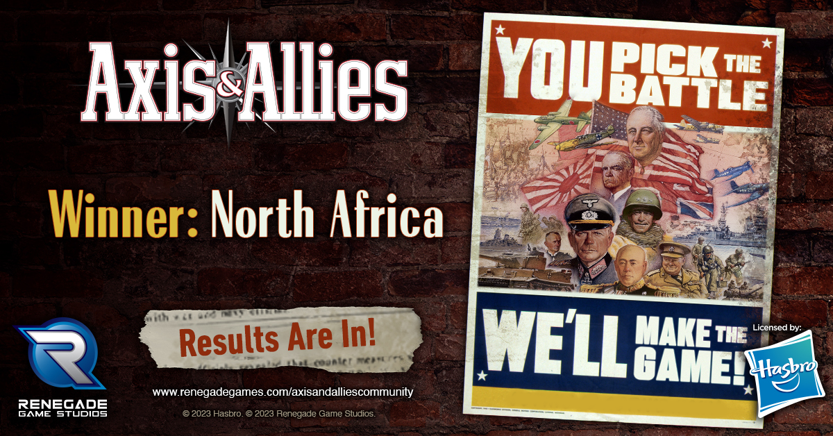 Axis & Allies Pick the Battle Vote - Results Are In! - Renegade Game Studios