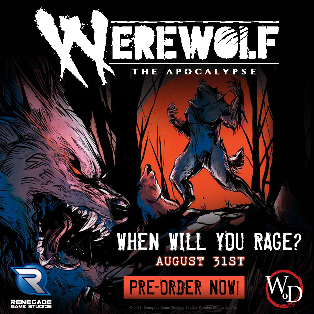 Pre-Order Werewolf: The Apocalypse Today! - Renegade Game Studios